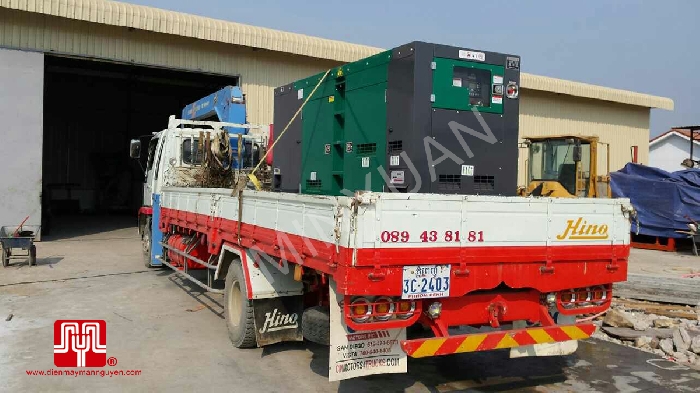 Máy phát điện Cummins 100kva bàn giao tại Cambodia 16/03/2015