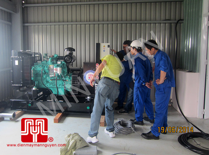 Máy phát điện Cummins 100kva bàn giao tại TPHCM 19/06/2014