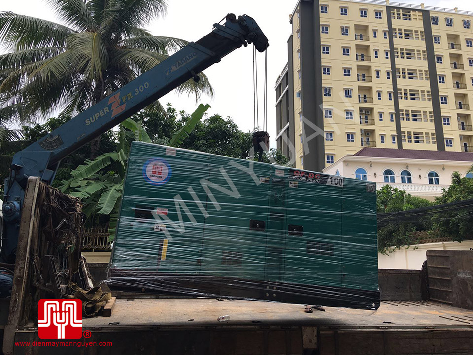 Máy phát điện Cummins 100kva bàn giao tại Cambodia ngày 20/05/2018