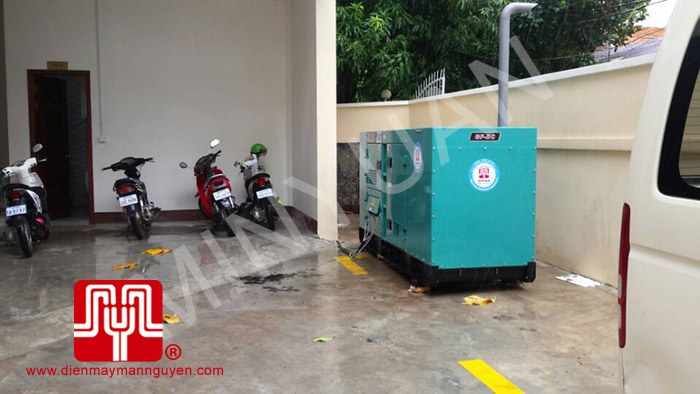 Máy phát điện Cummins 100kva có vỏ cách âm bàn giao tại Cambodia 25/07/2014