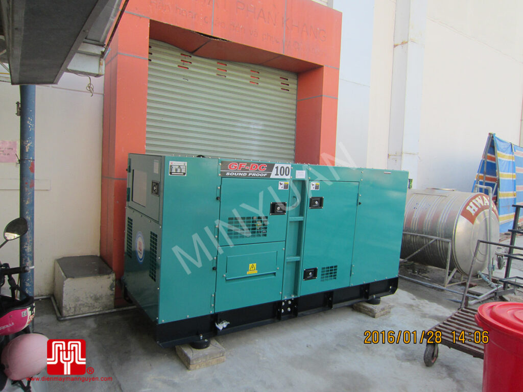 Máy phát điện Cummins 100kva bàn giao tại TPHCM 27/01/2016