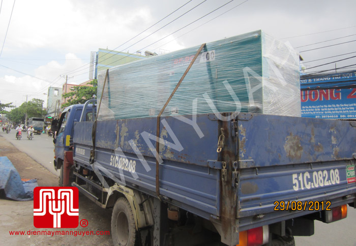 Tổ máy CUMMINS 100KVA bàn giao khách hàng Hồ Chí Minh ngày 29.8.2012