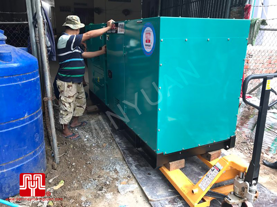 Máy phát điện Cummins 100kva bàn giao tại Cambodia ngày 29/10/2017