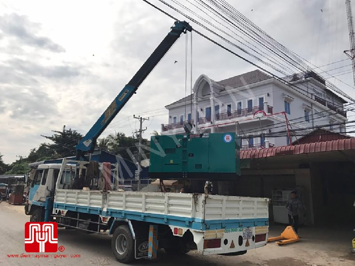 Máy phát điện Cummins 100kva bàn giao tại Cambodia ngày 29/10/2017