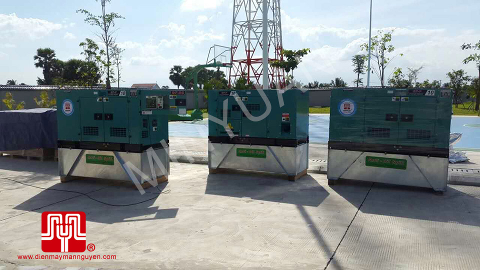 Máy phát điện Cummins 12.5kva bàn giao tại Cambodia 11/11/2015