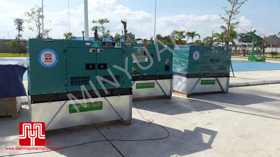 Máy phát điện Cummins 12.5kva bàn giao tại Cambodia 11/11/2015