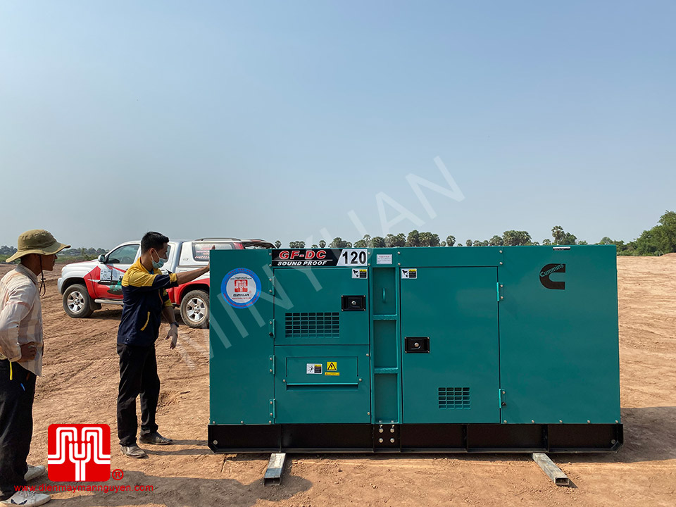 Máy phát điện Cummins 120kva bàn giao ngày 05/05/2020