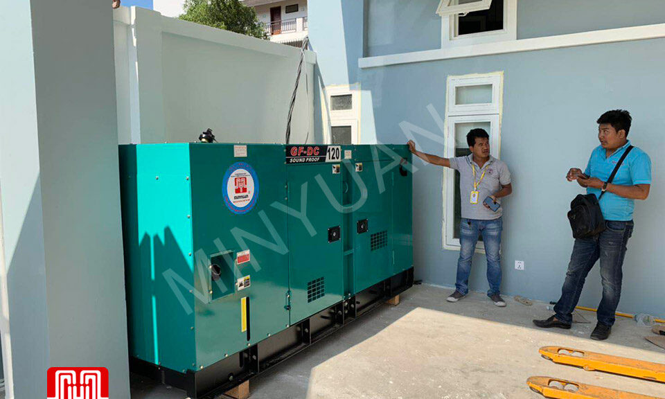 Máy phát điện Cummins 120kva bàn giao ngày 10/01/2019