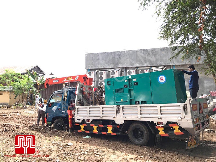 Máy phát điện Cummins 120kva bàn giao tại Cambodia ngày 11/11/2017