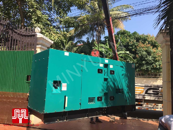 Máy phát điện Cummins 120kva bàn giao tại Cambodia ngày 13/02/2018