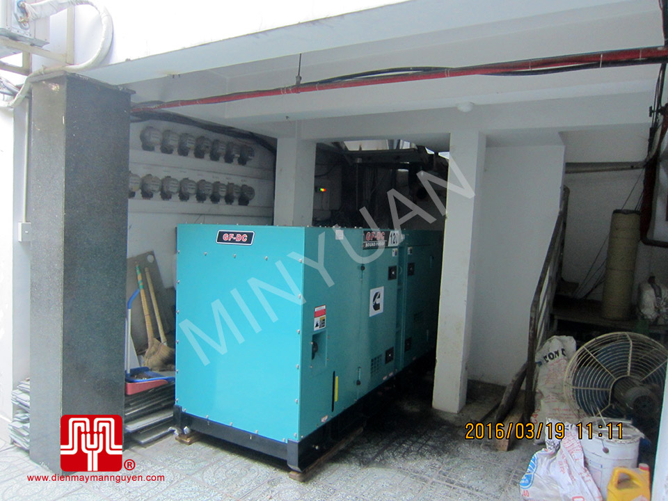 Máy phát điện Cummins 120kva bàn giao tại TPHCM 19/03/2016