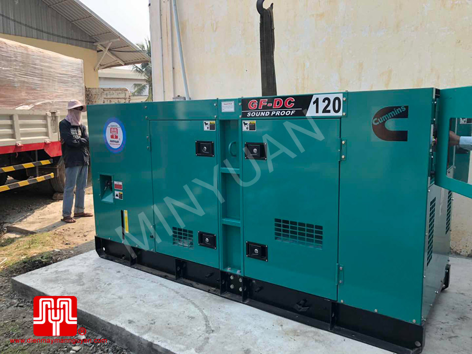 Máy phát điện Cummins 120kva bàn giao ngày 23/03/2019