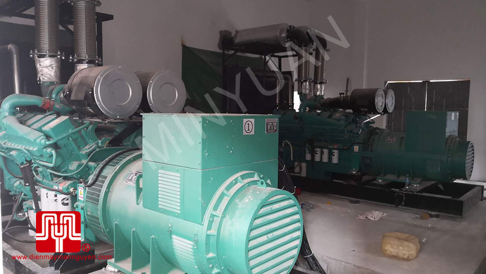 Hai máy phát điện Cummins 1250kva bàn giao tại Cambodia ngày 10/05/2018