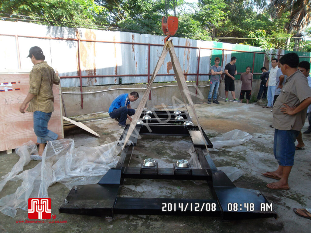 Máy phát điện Cummins 1250kva bàn giao tại Cambodia 08/12/2014