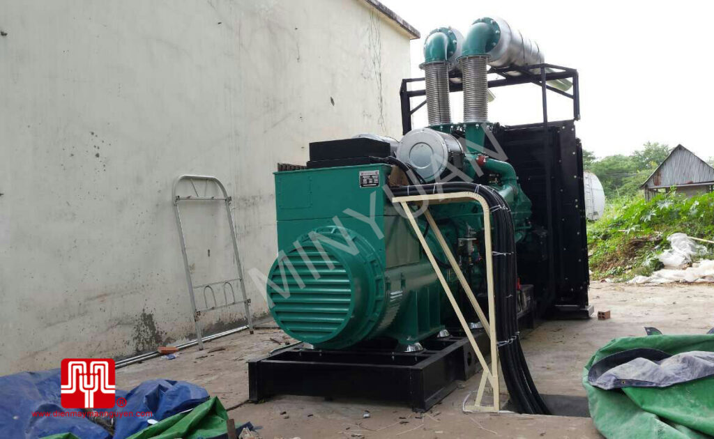 Máy phát điện Cummins 1250kva bàn giao tại Cambodia 08/12/2014