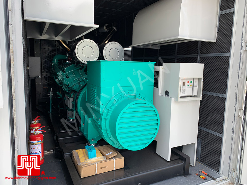 Máy phát điện Cummins 1250kva bàn giao ngày 14/06/2019