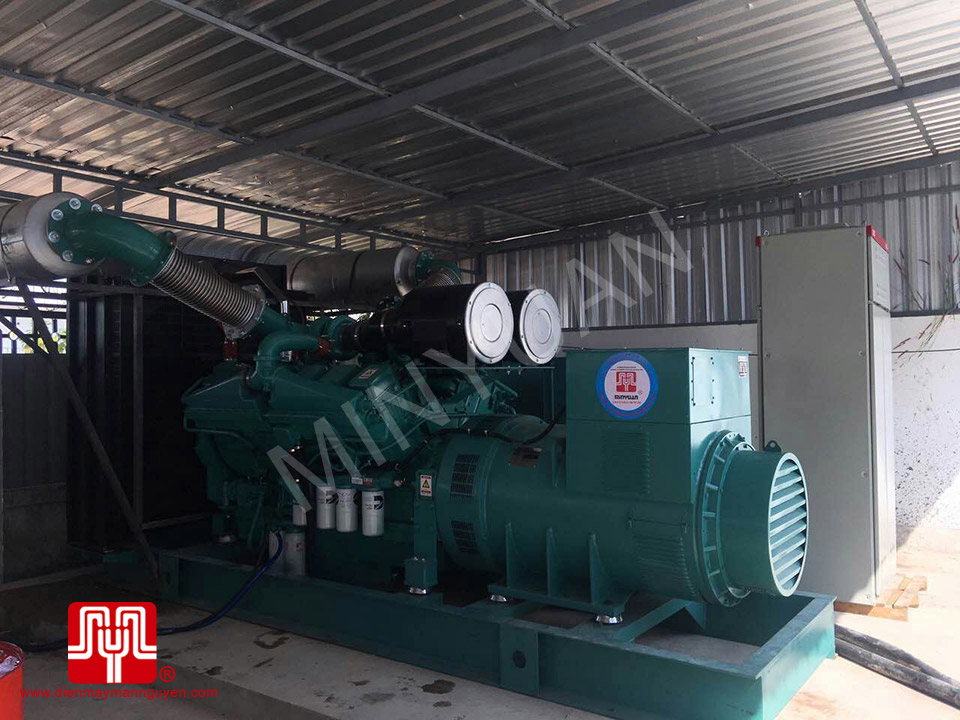 Máy phát điện Cummins 1250kva bàn giao Cambodia 18/11/2016