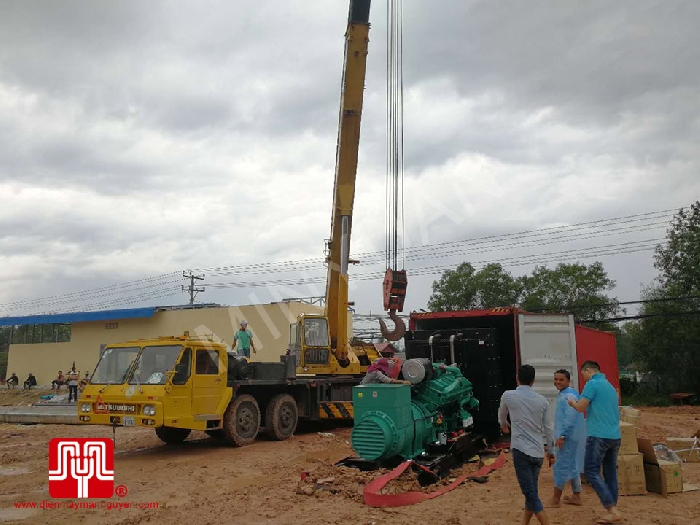 Máy phát điện Cummins 1250kva bàn giao tại Cambodia ngày 25/12/2017