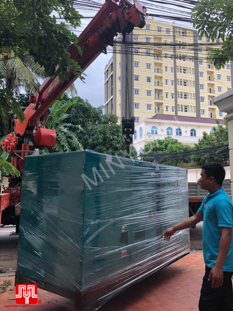 Máy phát điện Cummins 140kva bàn giao tại Cambodia ngày 03/07/2018