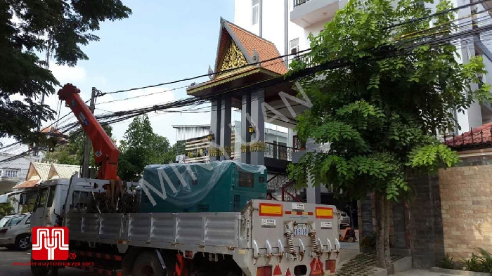 Máy phát điện Cummins 140kva bàn giao tại Cambodia 06/12/2015