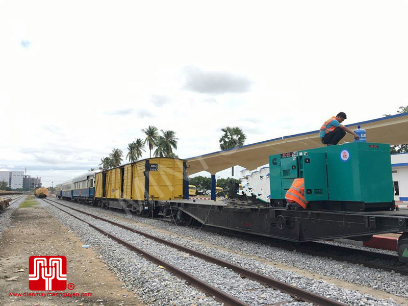 Máy phát điện Cummins140kva bàn giao tại Cambodia 08/08/2016