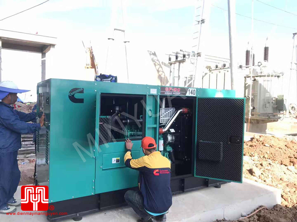 Máy phát điện Cummins 140kva bàn giao ngày 10/12/2019