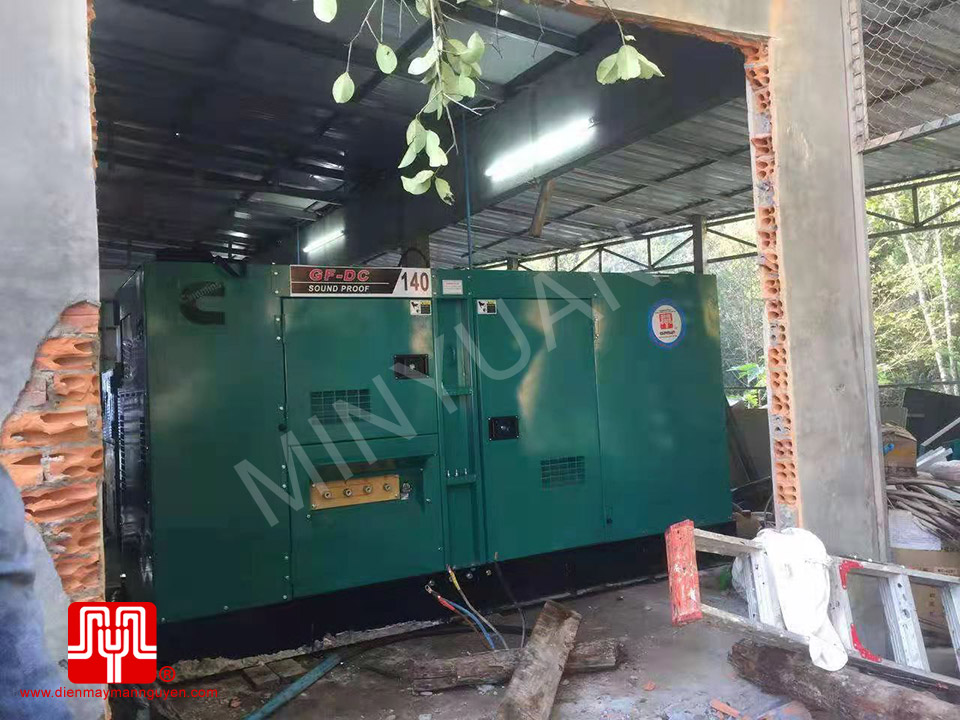 Máy phát điện Cummins 140kva bàn giao 15/01/2021