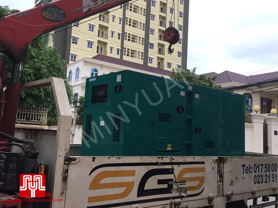 Máy phát điện Cummins 140kva bàn giao tại Cambodia ngày 20/11/2017