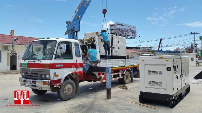 Máy phát điện Cummins 140kva bàn giao tại Cambodia 23/08/2015