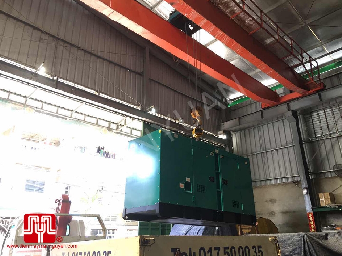 Máy phát điện Cummins 140kva bàn giao tại Cambodia ngày 24/11/2017