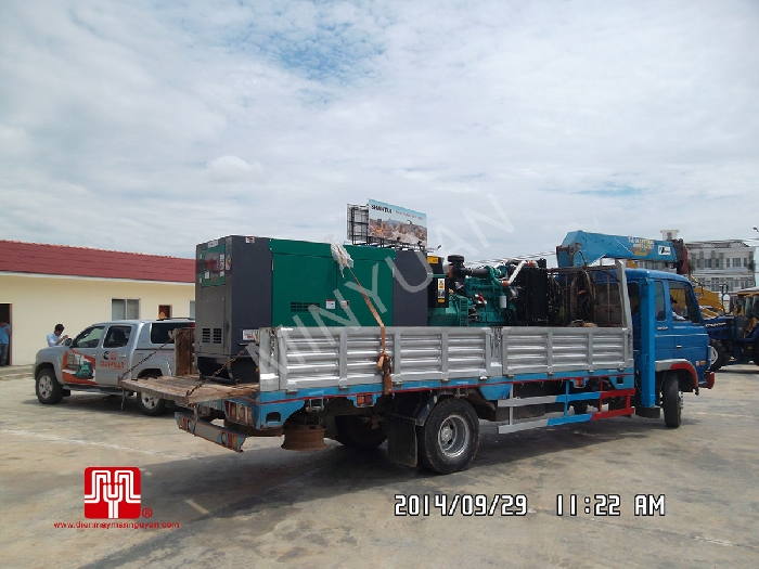 Máy phát điện Cummins 140kva giao tại Cambodia 29/09/2014