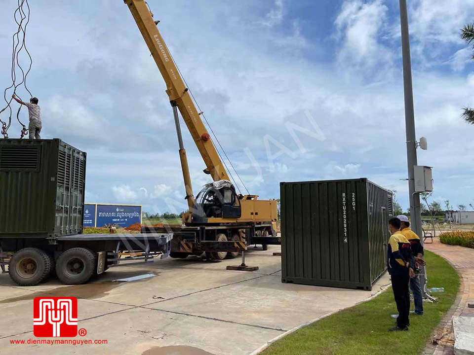 3 Máy phát điện Cummins 1500kva bàn giao 01/07/2021