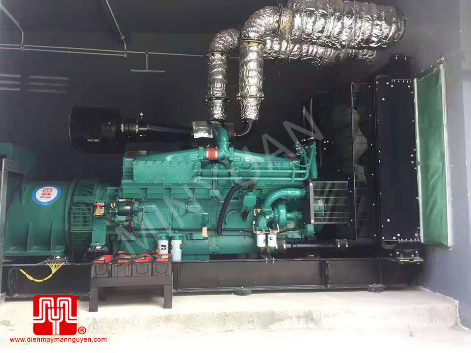 Máy phát điện Cummins 1500kva bàn giao 16/09/2021