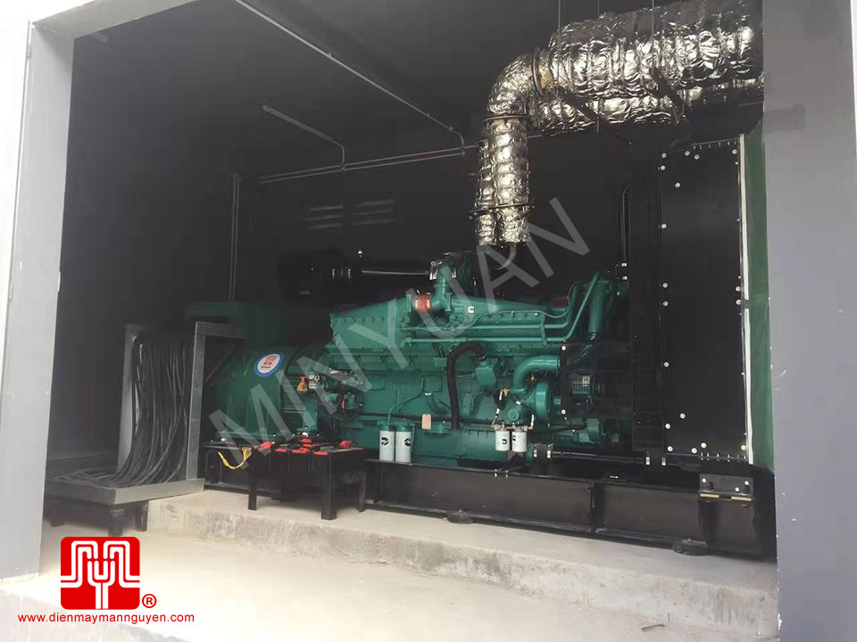 Máy phát điện Cummins 1500kva bàn giao 16/09/2021