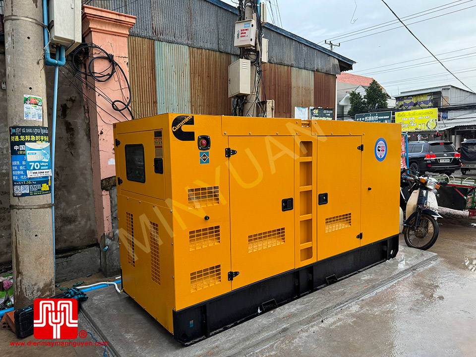 Máy phát điện Cummins 180 kva bàn giao 10/09/2024