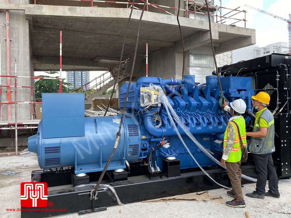 Máy phát điện MTU 1800kva bàn giao khách hàng ngày 11/09/2020