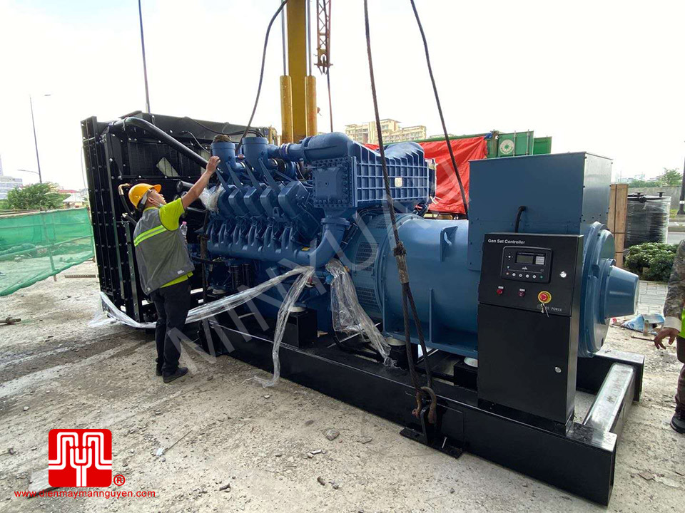 Máy phát điện MTU 1800kva bàn giao khách hàng ngày 11/09/2020