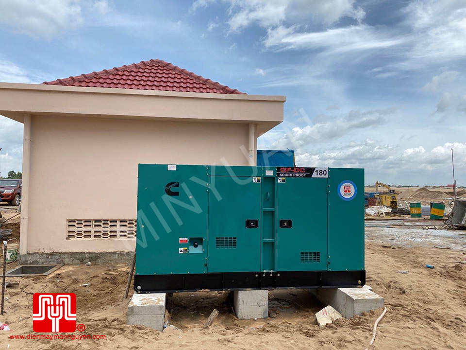 Máy phát điện Cummins 180kva bàn giao ngày 16/06/2020