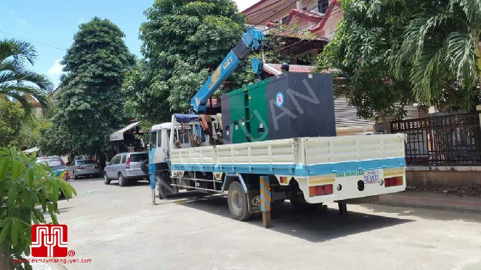 Máy phát điện Cummins 180kva bàn giao tại Cambodia 23/08/2015