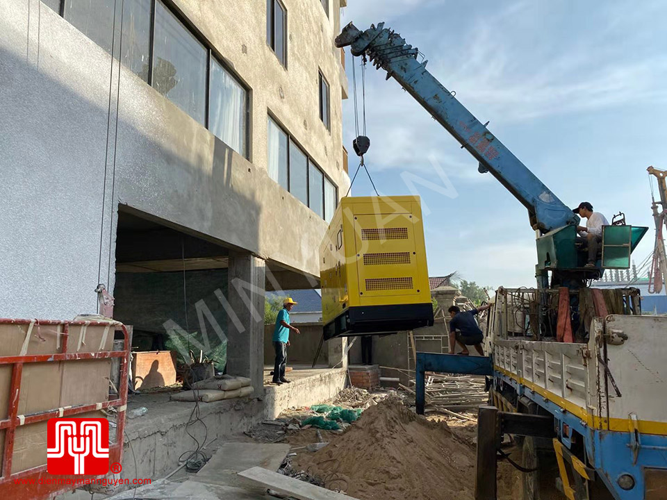 Máy phát điện Cummins 180kva bàn giao ngày 24/12/2019