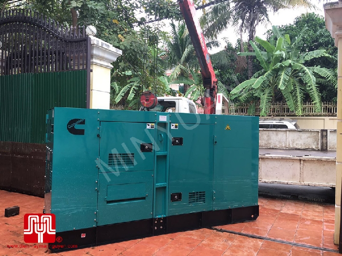 Máy phát điện Cummins 180kva bàn giao tại Cambodia ngày 25/01/2018