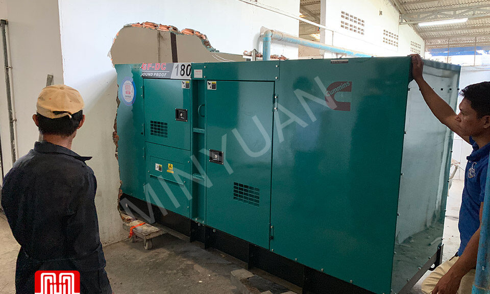 Máy phát điện Cummins 180kva bàn giao ngày 29/03/2019