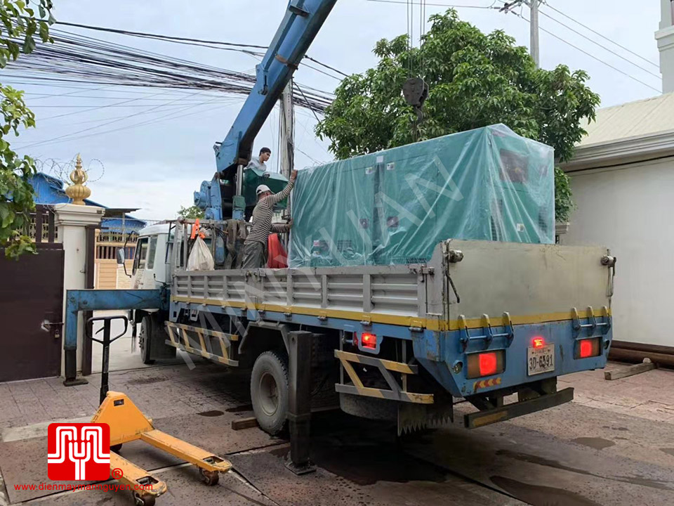 Máy phát điện Cummins 180kva bàn giao ngày 31/07/2019