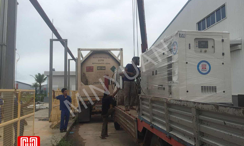 Máy phát điện Cummins 200kva bàn giao tại Cambodia ngày 05/06/2018