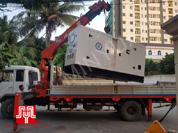 Máy phát điện Cummins 200kva bàn giao tại Cambodia ngày 06/12/2017