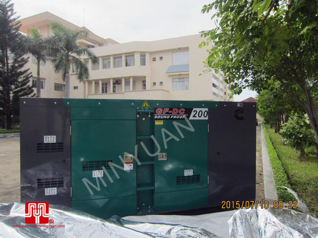 Máy phát điện Cummins 200kva bàn giao cho UBND tỉnh Phú yên 09/07/2015