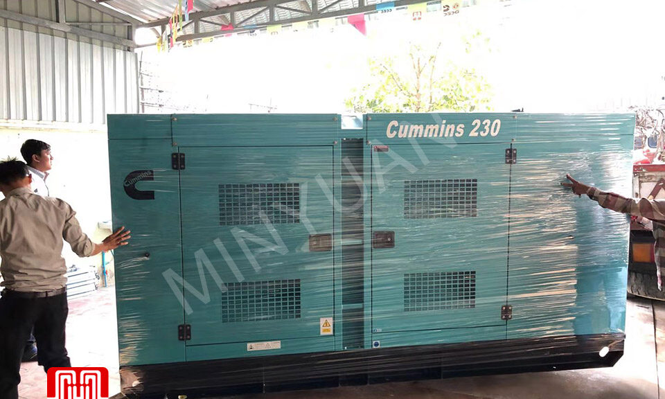 Máy phát điện Cummins 230kva bàn giao ngày 28/12/2019