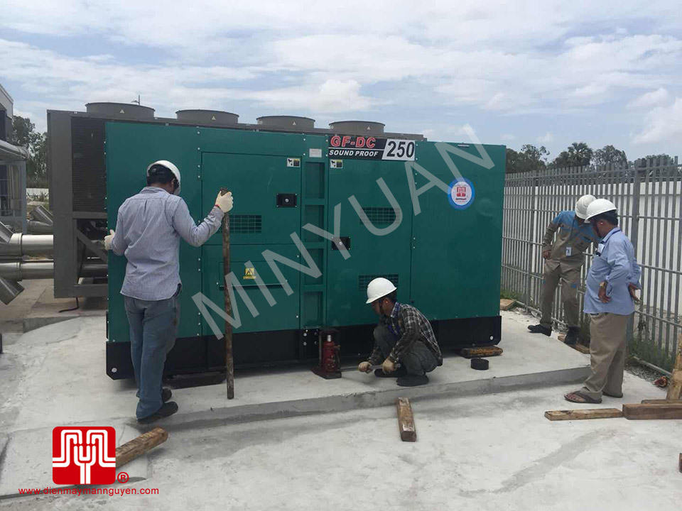 Máy phát điện Cummins 250kva bàn giao tại Cambodia ngày 03/08/2018