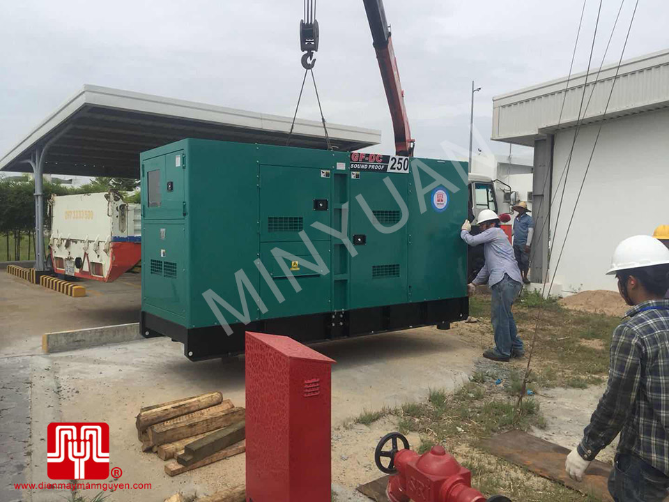 Máy phát điện Cummins 250kva bàn giao tại Cambodia ngày 03/08/2018