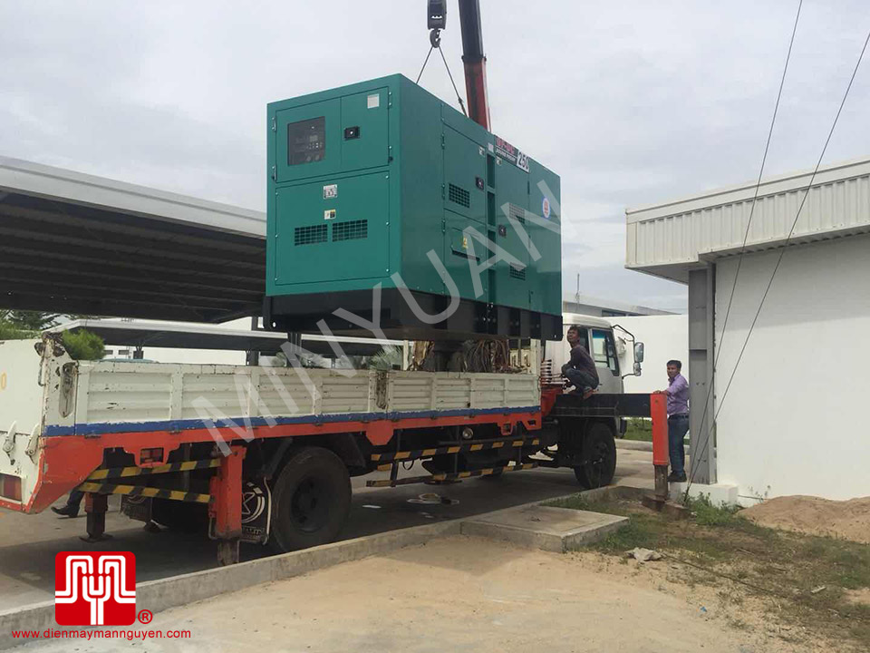 Máy phát điện Cummins 250kva bàn giao tại Cambodia ngày 03/08/2018